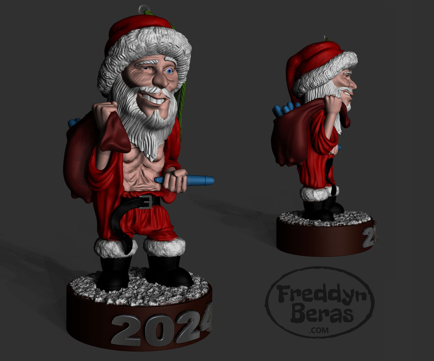 OZEMPIC SANTA FIGURINE